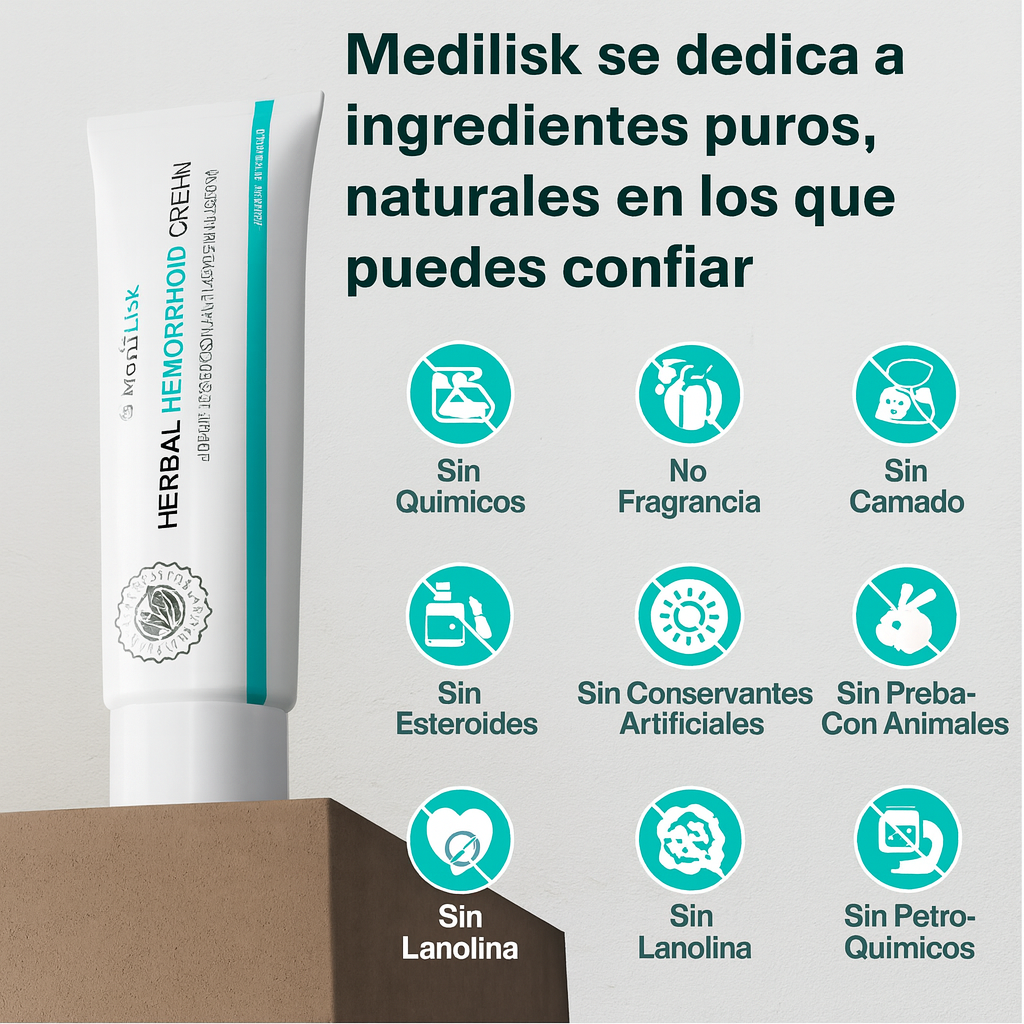 Tratamiento de hemorroides – Fórmula de acción rápida para apoyar con picazón y ardor