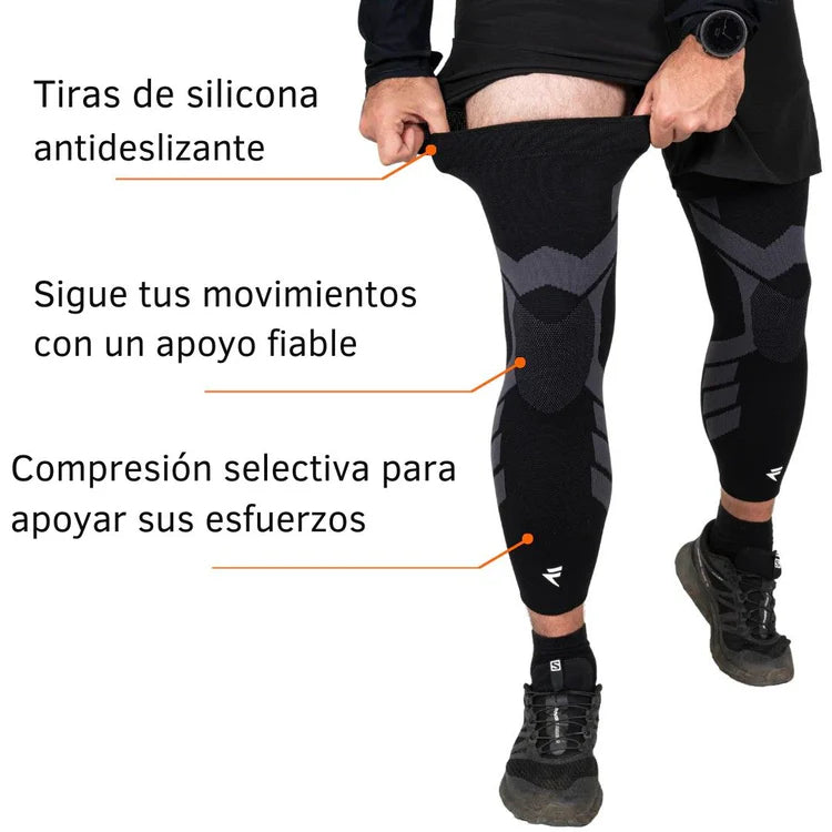 Soporte de compresión V2 para rodillas y piernas (Paquete x 2 unidades) Talla Unica