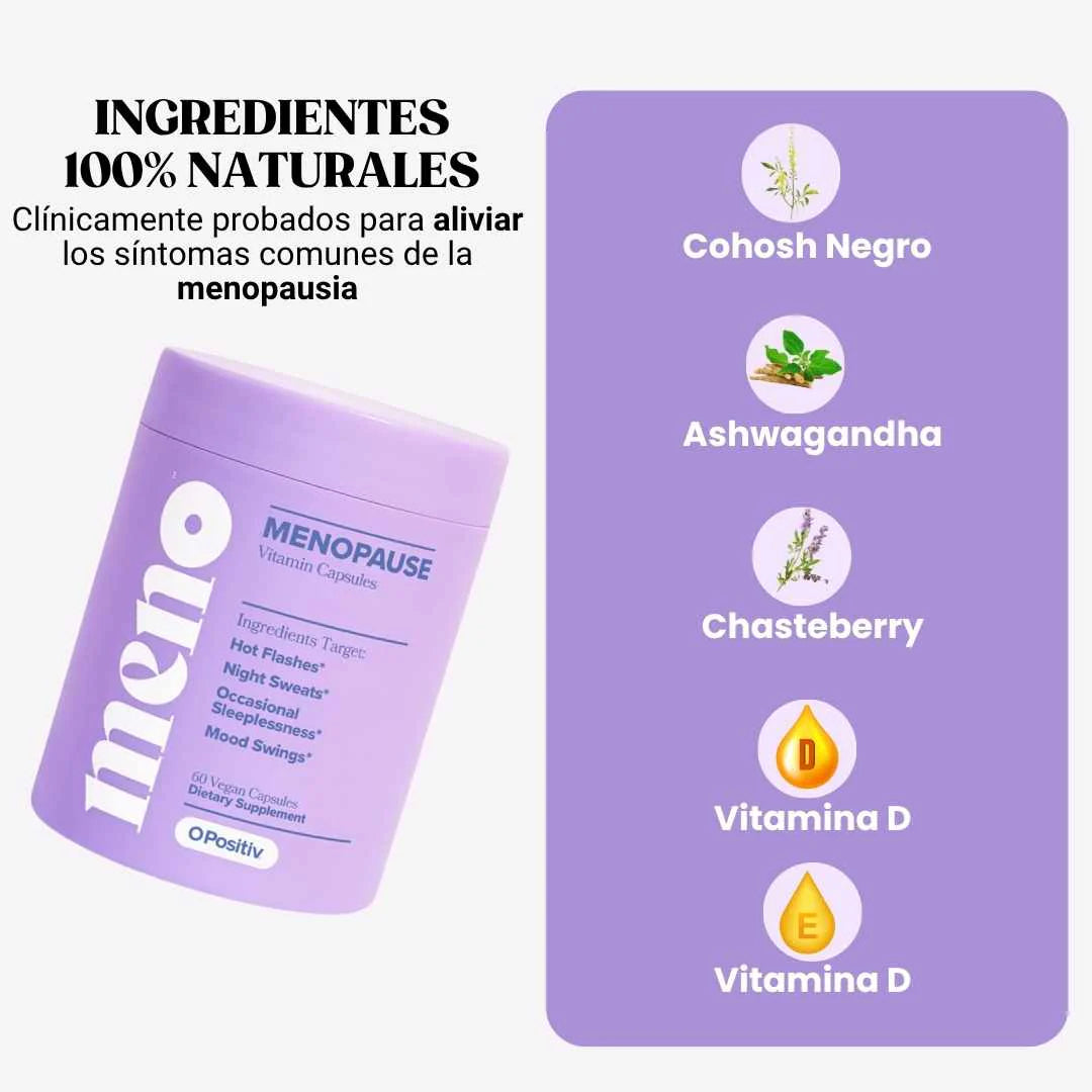 Multivitamínico para la menopausia MENO™ 60 Capsulas