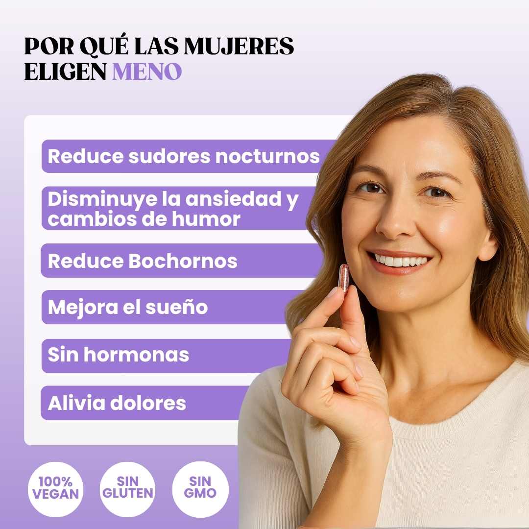 Multivitamínico para la menopausia MENO™ 60 Capsulas