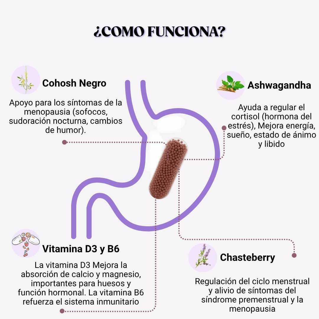 Multivitamínico para la menopausia MENO™ 60 Capsulas