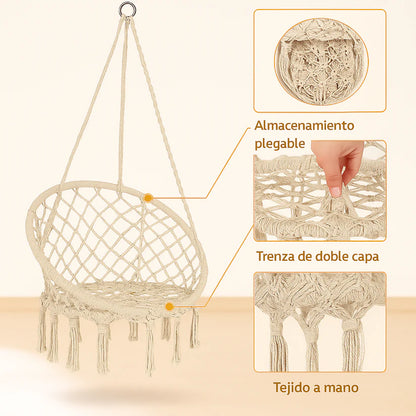 Silla Hamaca Colgante Tipo Columpio